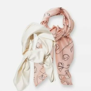 NWT Lark & Ives Minimalist Hair Scarf Set